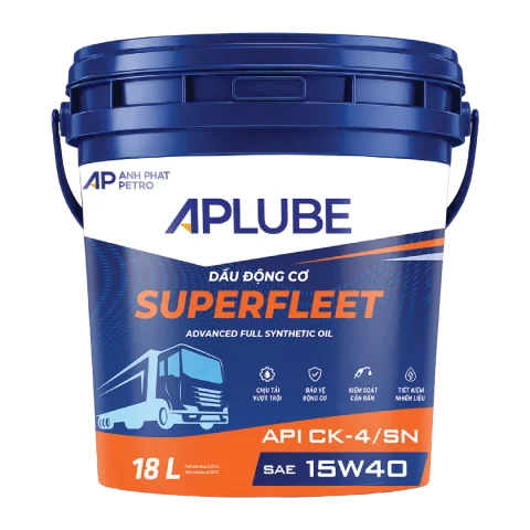APLUBE SUPERFLEET 15W-40 – Xô 18L